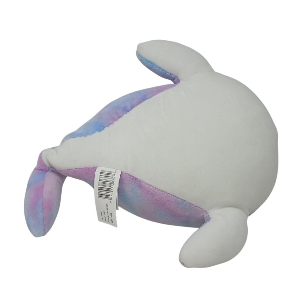Squishmallows Narwhal Plush Toy 11" Purple/Blue TieDye Soft Cuddly Stuffed #D-36 - Picture 9 of 10